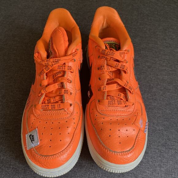 Nike Air Force 1 07 Prm Jdi Air Force Premium Orange 28C HGb60 Youth size 4.5 - Picture 4 of 16